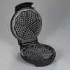 Severin WA 2103 vaflovač na 4 vafle 1200 W čierna, strieborná