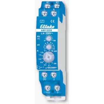 ELTAKO Prúdové relé 1x prepínací 16A AR12DX-230V 1TE 230V Rozsah nastavenia 0,1-32A AR12DX-230V (22001130)