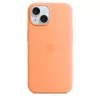 Apple iPhone 15 Silicone Case s MagSafe – Orange Sorbet