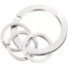 Kľúčenka TROIKA NAIL GUARD strieborná nerezová oceľ 6 mm výška 3,5 cm priemer