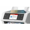 Safescan 2850 počítačka bankoviek s detekciou falzifikátov (UV, magnetická, veľkosť), 1500 bankoviek/min, dotykový displej, biela