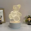 Nočná lampa Extralink HOME 3D srdce optická ilúzia nočná lampa USB