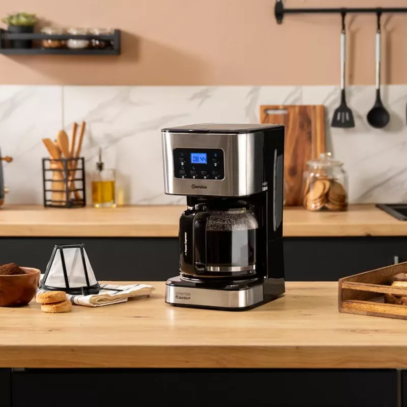 Coffee 66 Smart Plus, filtrovací kávovar čierna/nehrdzavejúca oceľ, programovateľný