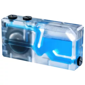 Phanteks Glacier R160C rezervoár, priehľadná akrylová zadná doska, DRGB LED