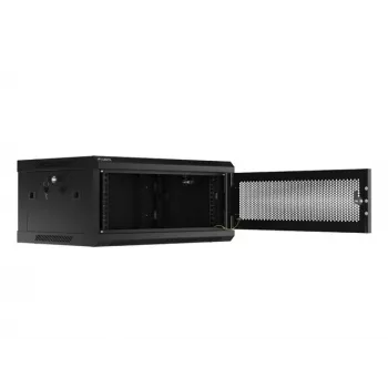 Lanberg WF01-6404-23B rack rozvádzač 4U nástenný čierny