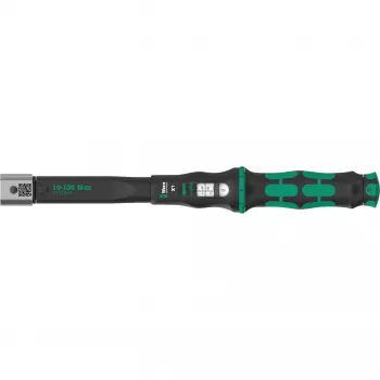 Momentový kľúč Wera Click-Torque X 7 s čierno-zelenou rukoväťou, násada so štvorhranným pohonom 14x18 mm