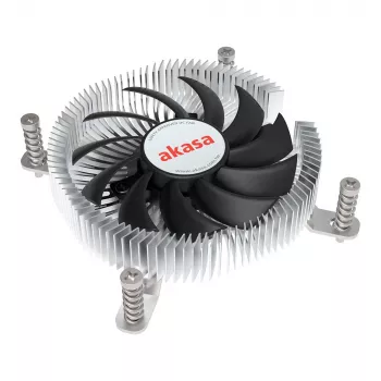 Hybridný chladič Akasa Intel LGA1700 7,5 cm hliník čierny
