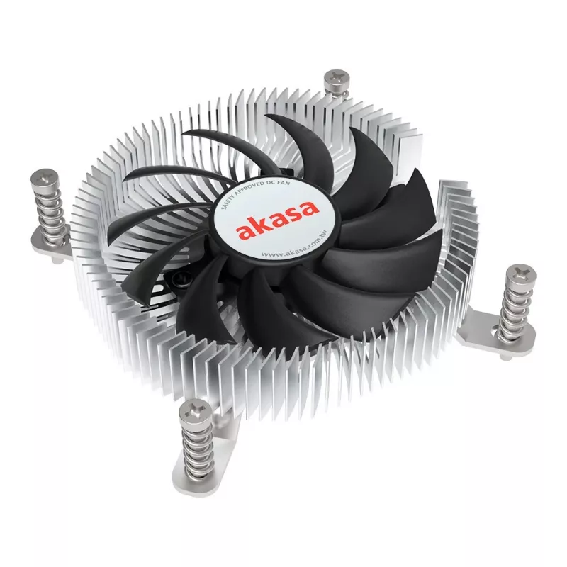 Hybridný chladič Akasa Intel LGA1700 7,5 cm hliník čierny