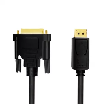 Adaptér video kábla LogiLink CV0131 2 m DisplayPort DVI čierny