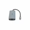 Dicota USB-C 8-in-1 Multi Hub 4K PD 100W strieborný