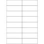 Vykrajovaná etiketa HERMA 10780 9,7 cm x 3,39 cm 16 etikiet na list