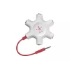 Belkin F8Z274BT - zelená - biela - 1x 3,5 mm - 5x 3,5 mm - samec - samica