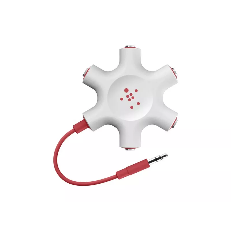 Belkin F8Z274BT - zelená - biela - 1x 3,5 mm - 5x 3,5 mm - samec - samica