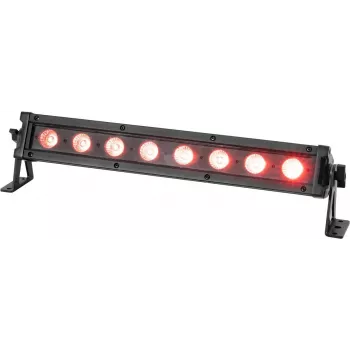 LED T-Bar EUROLITE 51914098 8 QCL IP certifikovaná svetelná lišta, 8 QCL LED, odolná voči poveternostným vplyvom