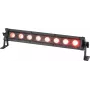 LED T-Bar EUROLITE 51914098 8 QCL IP certifikovaná svetelná lišta, 8 QCL LED, odolná voči poveternostným vplyvom