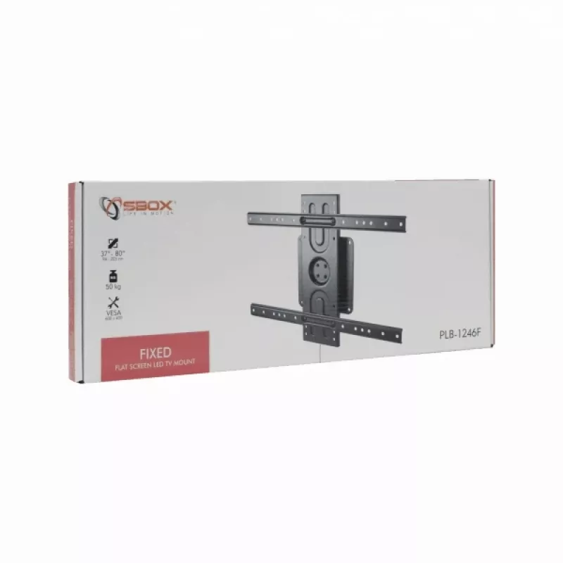 Sbox PLB-1246F pevný držiak na plochý TV 37-70 50kg