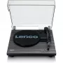 Audio gramofón s remeňovým pohonom Lenco LS-10 čierny s integrovanými reproduktormi, 33/45 ot/min, RCA výstup, konektor pre slúchadlá
