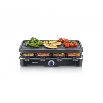 Raclette gril Severin RG 9670 8 osôb 1400 W čierny