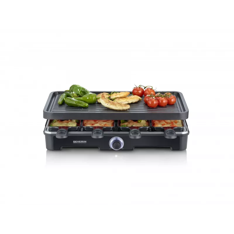 Raclette gril Severin RG 9670 8 osôb 1400 W čierny
