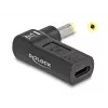 DeLOCK adaptér USB Type-C konektor samica na HP 4,8 x 1,7 mm konektor samec 90° zahnutý