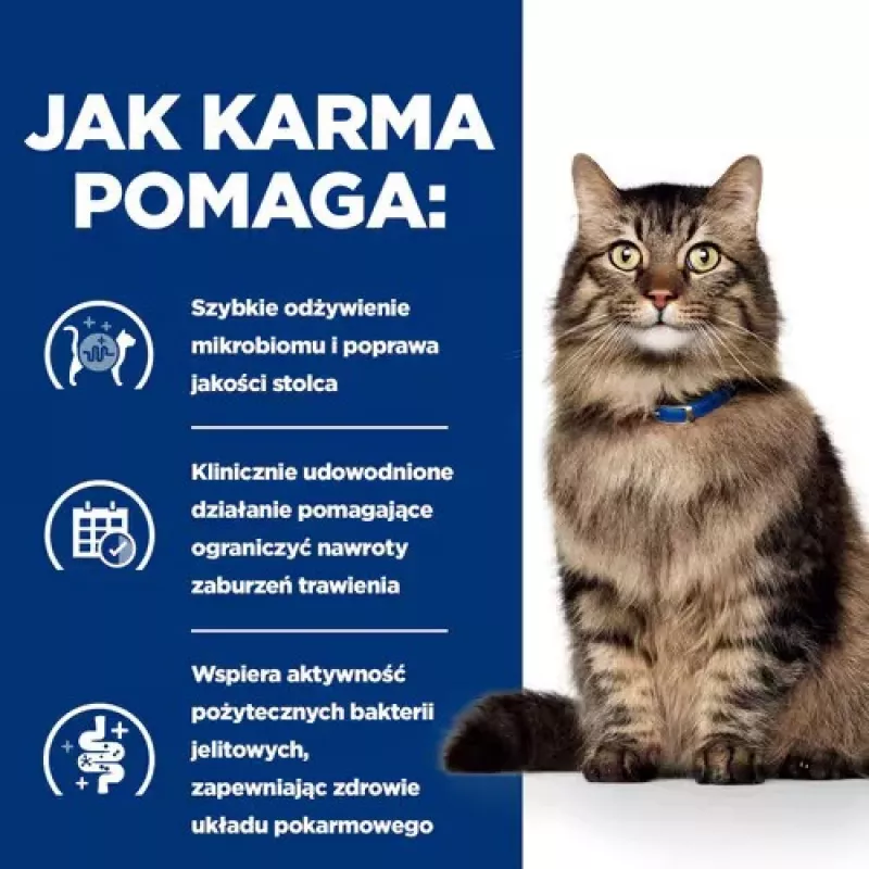 HILL'S PD Gastrointestinal Biome - suché krmivo pre mačky - 1,5 kg