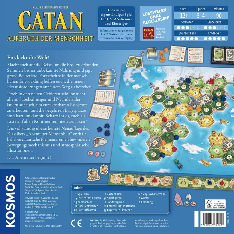 CATAN - Aufbruch der Menschheit, spoločenská hra
