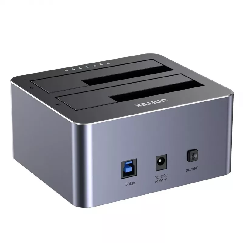 Unitek klonovacia stanica 2X SATA 2,5/3,5 USB 5GB