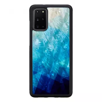 Ochranné puzdro iKins pre Samsung Galaxy S20+ — blue lake čierny povrch