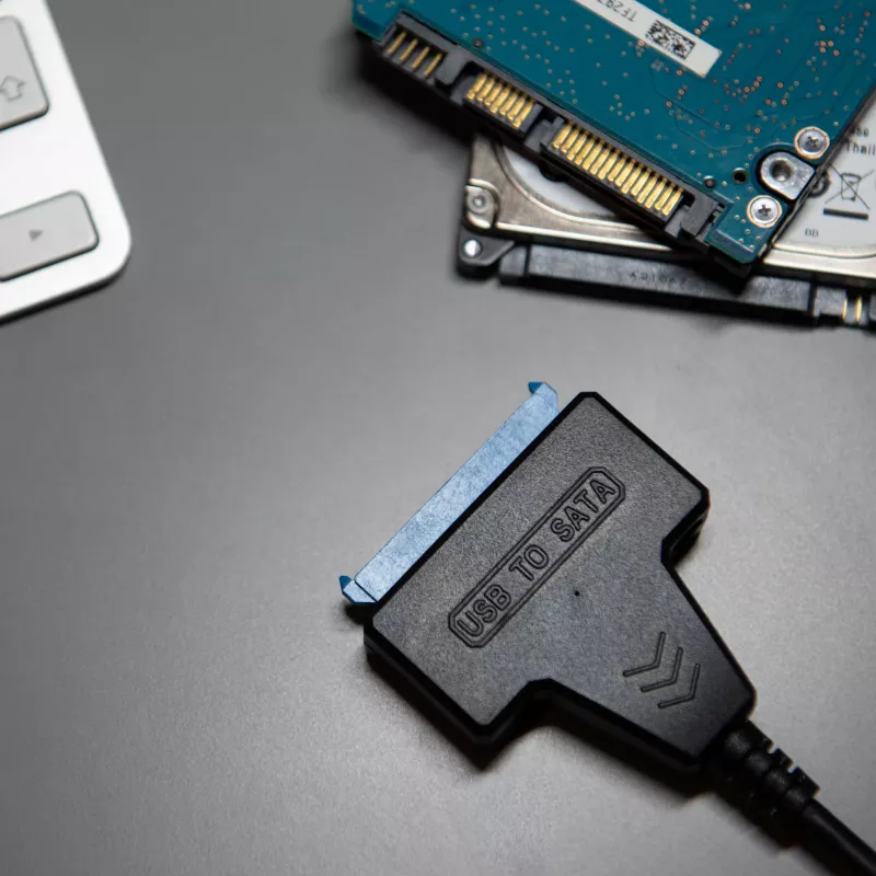 Akyga AK-CA-86 SATA na USB-A 3.0 adaptérový kábel pre 2,5-palcové disky, 0,3 m, čierna