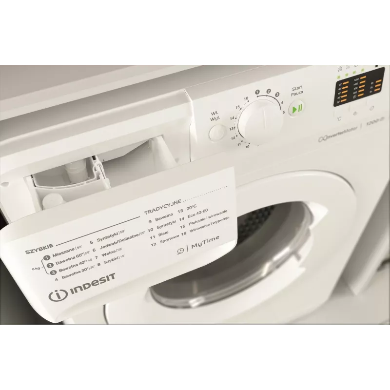 Práčka Indesit MTWSA 61294 W PL 1200 ot/min 6 kg