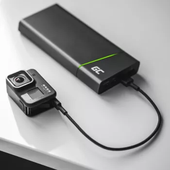 USB kábel Green Cell KABGC19 USB 2.0 2m USB A USB C čierny