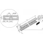 SCHROFF C-LIŠTA PRE SKRIŇU 600W 450L 4X - Príslušenstvo pre rack (22114455)