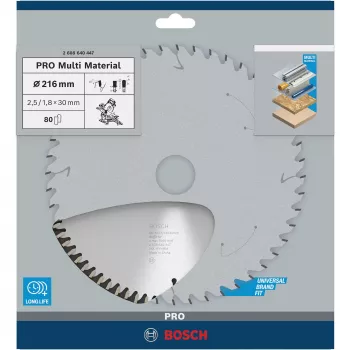Bosch Multi Material kotúčové pílové listy
