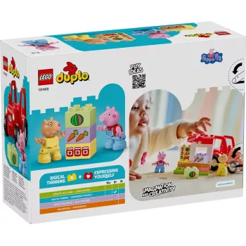 LEGO DUPLO 10468 Peppa Pig traktor a trh