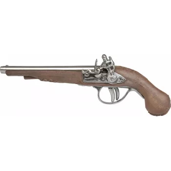 Kovová pirátska pištoľ hračka Pulio model 15541/0 s realistickým dizajnom