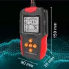 Qoltec 52484 LCD digitálny tester batérií | 12V | 24V | 3Ah-200Ah