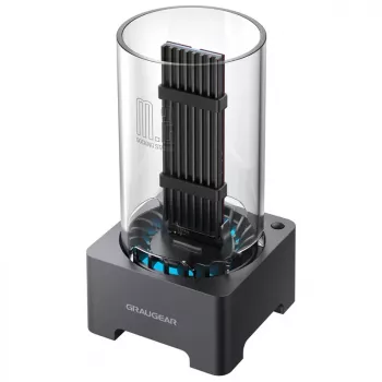 GRAUGEAR G-M2DK-AC-10G dokovacia stanica pre úložné zariadenia USB 3.2 Gen 2 (3.1 Gen 2) Type-C čierna (G-M2DK-AC-10G)