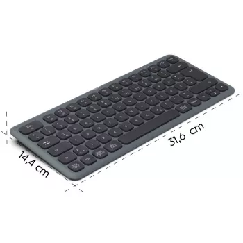 WK-500 multi-device klávesnica čierno-sivá