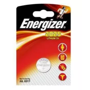 Lítiová gombíková batéria jednorazová Energizer CR2025 3 V, 1 kus