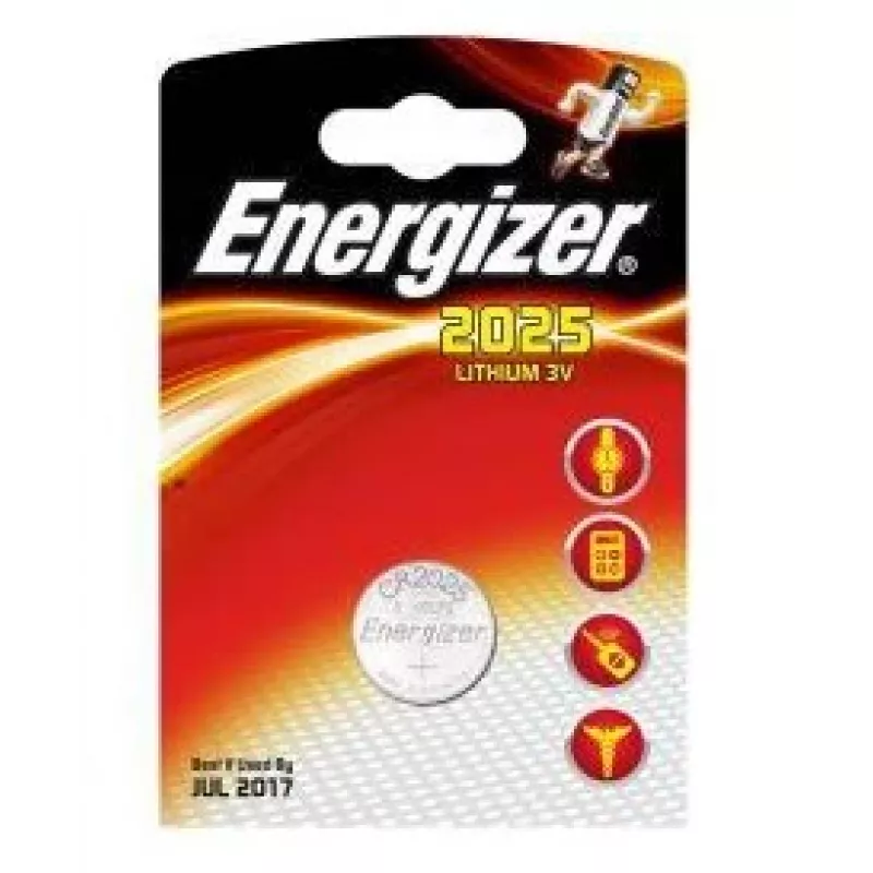 Lítiová gombíková batéria jednorazová Energizer CR2025 3 V, 1 kus