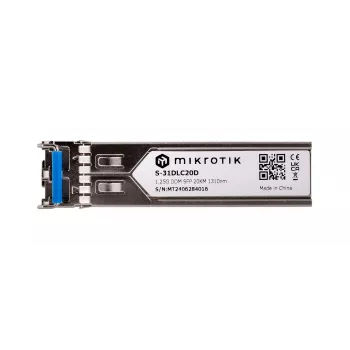 Sieťový transceiver modul MikroTik S-31DLC20D SFP 1310 nm 1250 Mbit/s 20 km LC