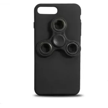 Puzdro na smartphone Spinner Case pre Samsung A3 (2017) – čierne, robustný dizajn