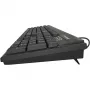 KeySonic KSK-8008U-IP klávesnica kancelária/home office USB čierna