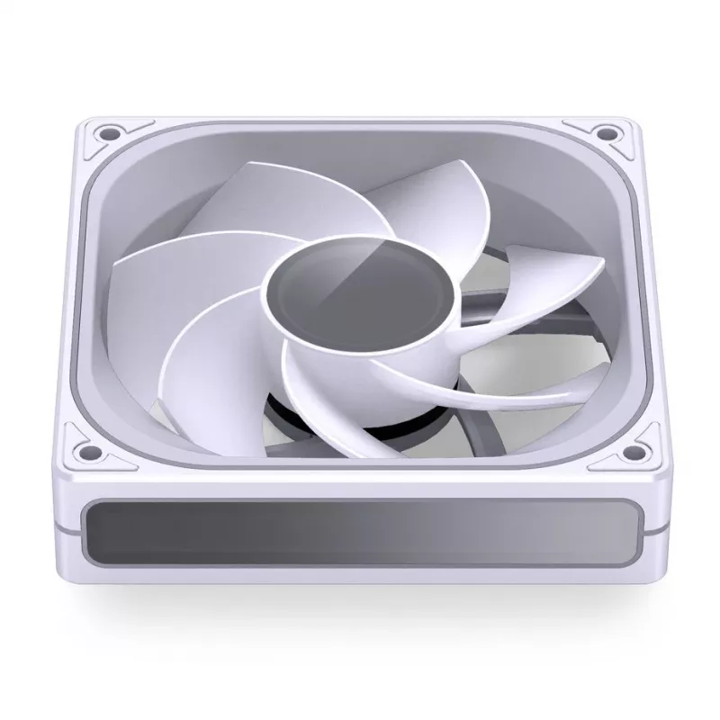 Chladiaci ventilátor Jonsbo ZB-120 Reverse Blade PWM ARGB 120 mm biely, axiálny ventilátor, 120 mm