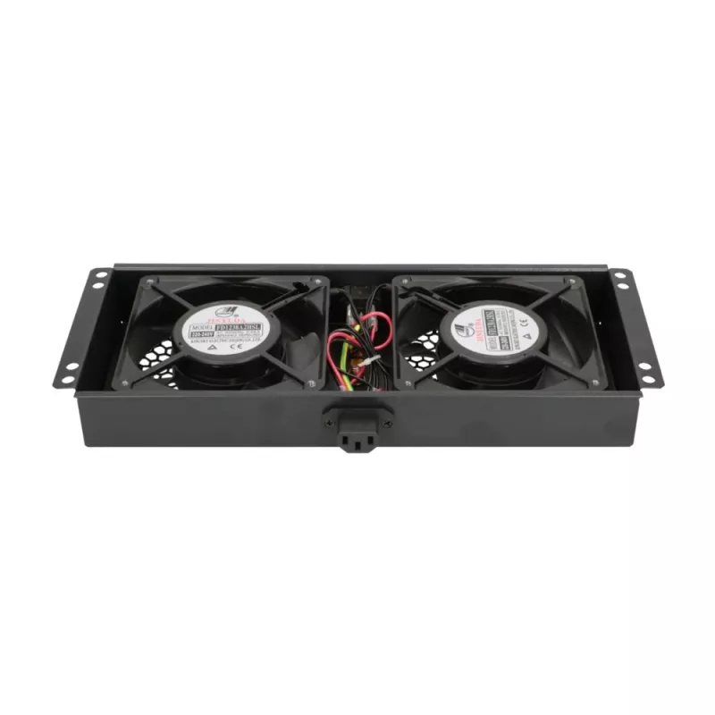 Chladiaci ventilátor Extralink 2 FANS ROOF COOLING UNIT 220V AC čierny kov