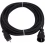 Predlžovací kábel PSSO 30245708 3x1,5 mm² 15 m čierny