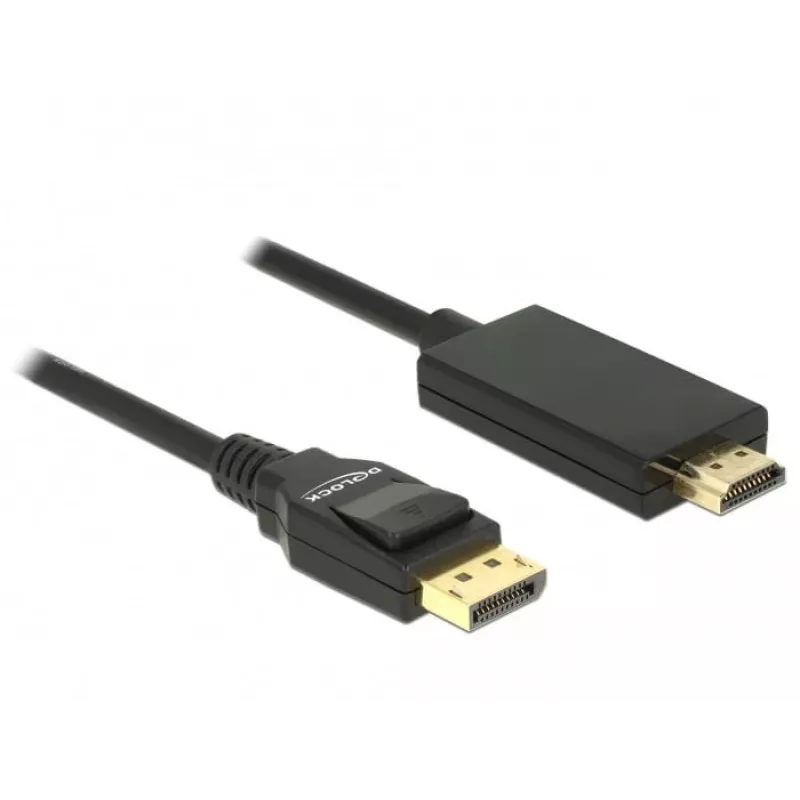 Adaptér video kábla DeLOCK 85318 DisplayPort na HDMI 3m čierny