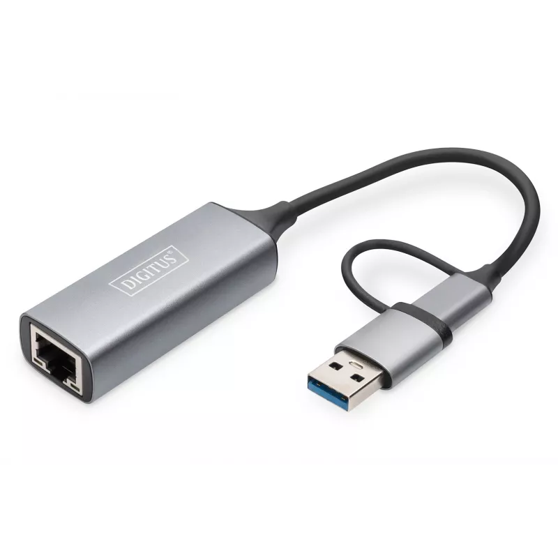 USB Type-C Gigabit Ethernet adaptér Digitus DN-3028