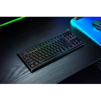 Razer BlackWidow V4 Low-Profile Tenkeyless HyperSpeed klávesnica Gaming USB RF Wireless Bluetooth QWERTY US International čierna