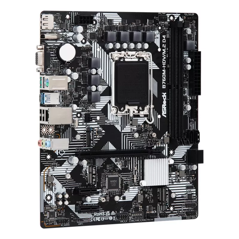 ASRock B760M-HDV/M.2 D4 DDR4 LGA 1700 Micro-ATX základná doska